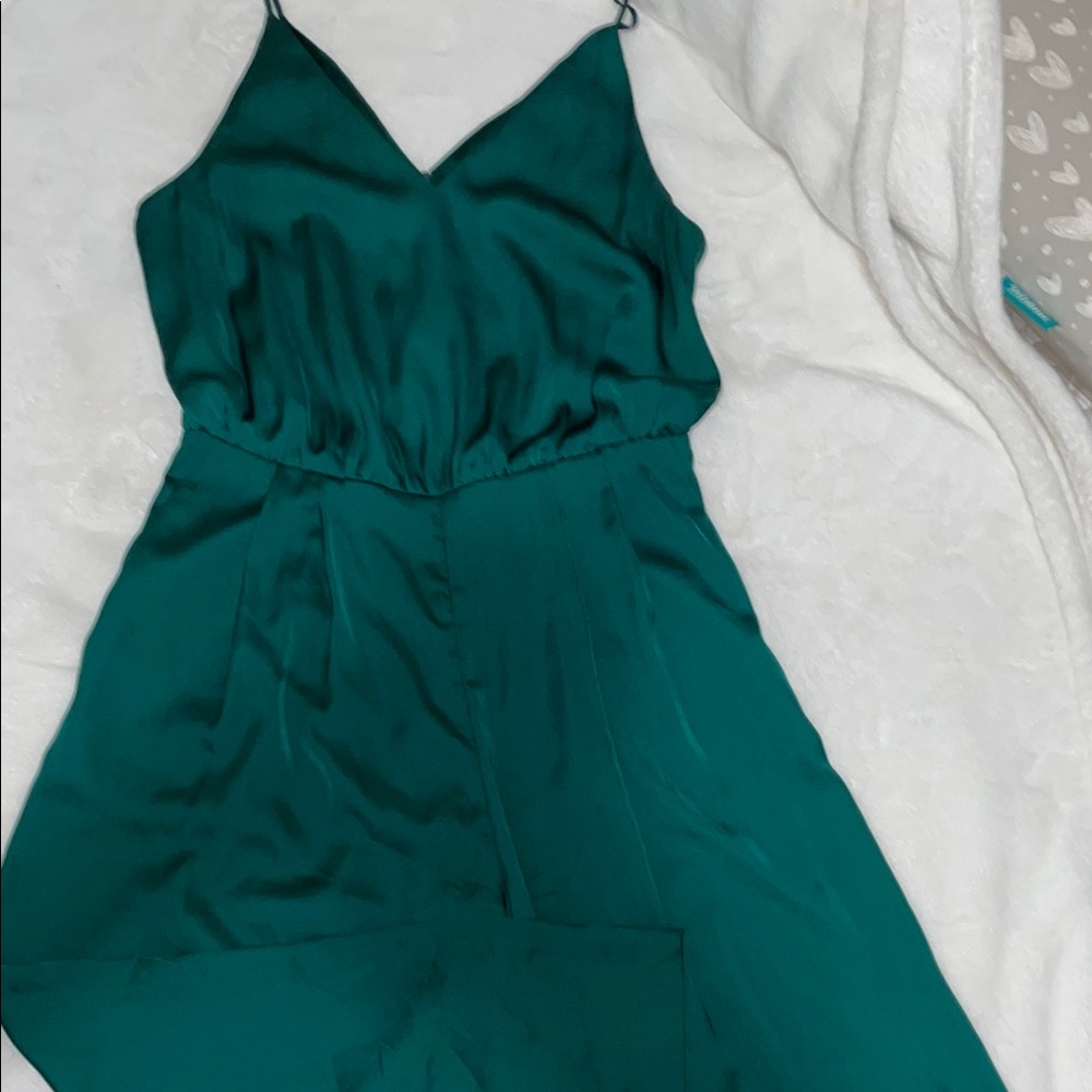 H&M Teal Maxi Jumpsuit